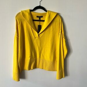 Banana republic, yellow cotton sweater